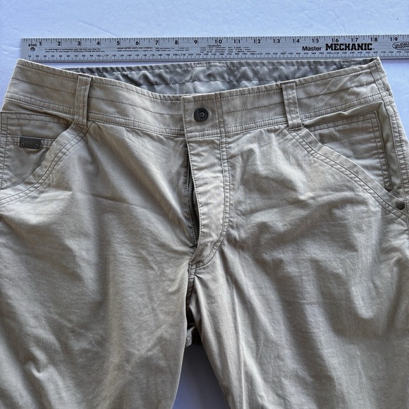 Kuhl Free Radikl Pants 36x34 Khaki Stretch Outdoor Hiking Workwear Style 5170 - Picture 10 of 14